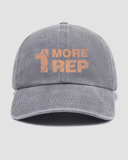 1 MORE REP Washed Keps - Gymfit