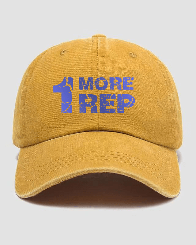 1 MORE REP Washed Keps - Gymfit