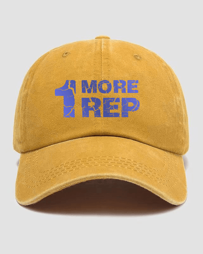 1 MORE REP Washed Keps - Gymfit