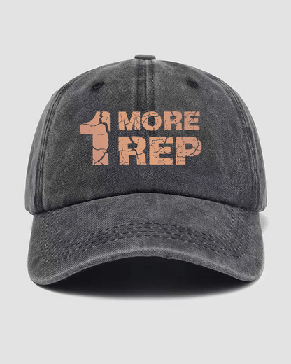 1 MORE REP Washed Keps - Gymfit