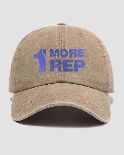 1 MORE REP Washed Keps - Gymfit