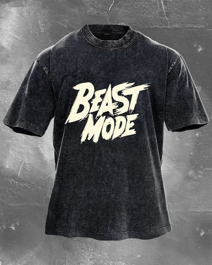 T-SHIRT LAVÉ MODE BÊTE