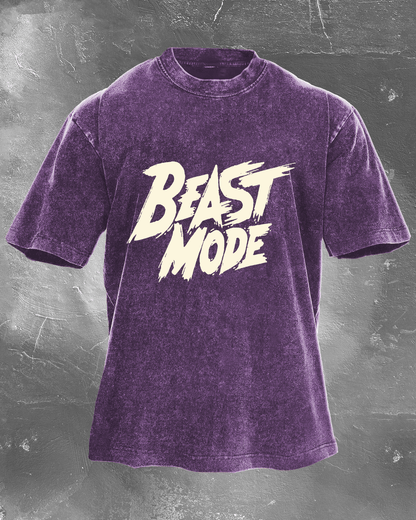 T-SHIRT LAVÉ MODE BÊTE