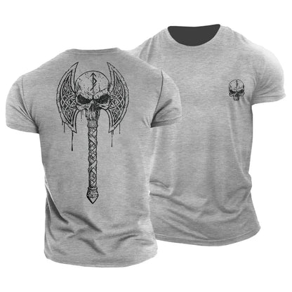 Viking Skull Axe T-shirt