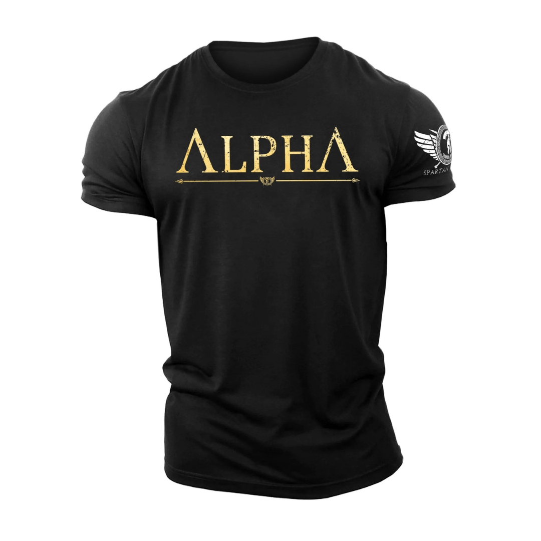 ALPHA Gold Spartan Forged T-Shirt - Gymfit