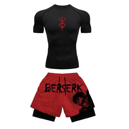 T-shirt et shorts de set d'anime