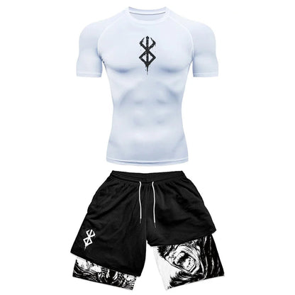 T-shirt et shorts de set d'anime