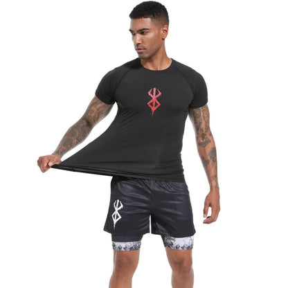 T-shirt et shorts de set d'anime