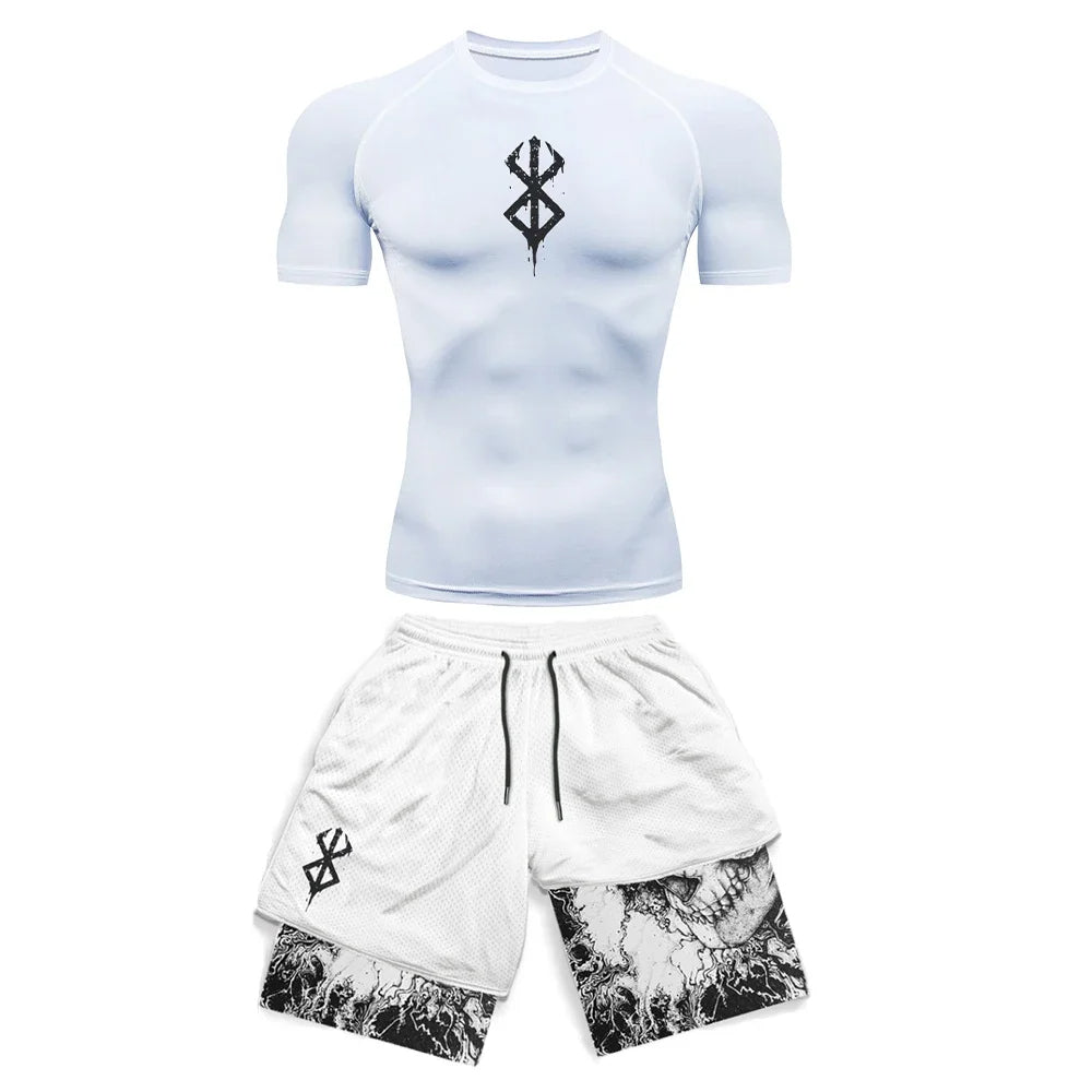 T-shirt et shorts de set d'anime