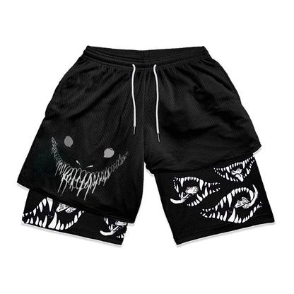 Shorts de gym Anime Berserk 2 en 1