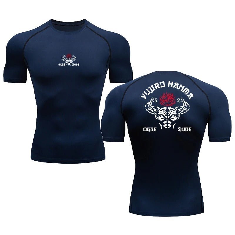 T-shirt de compression style anime - Gymfit