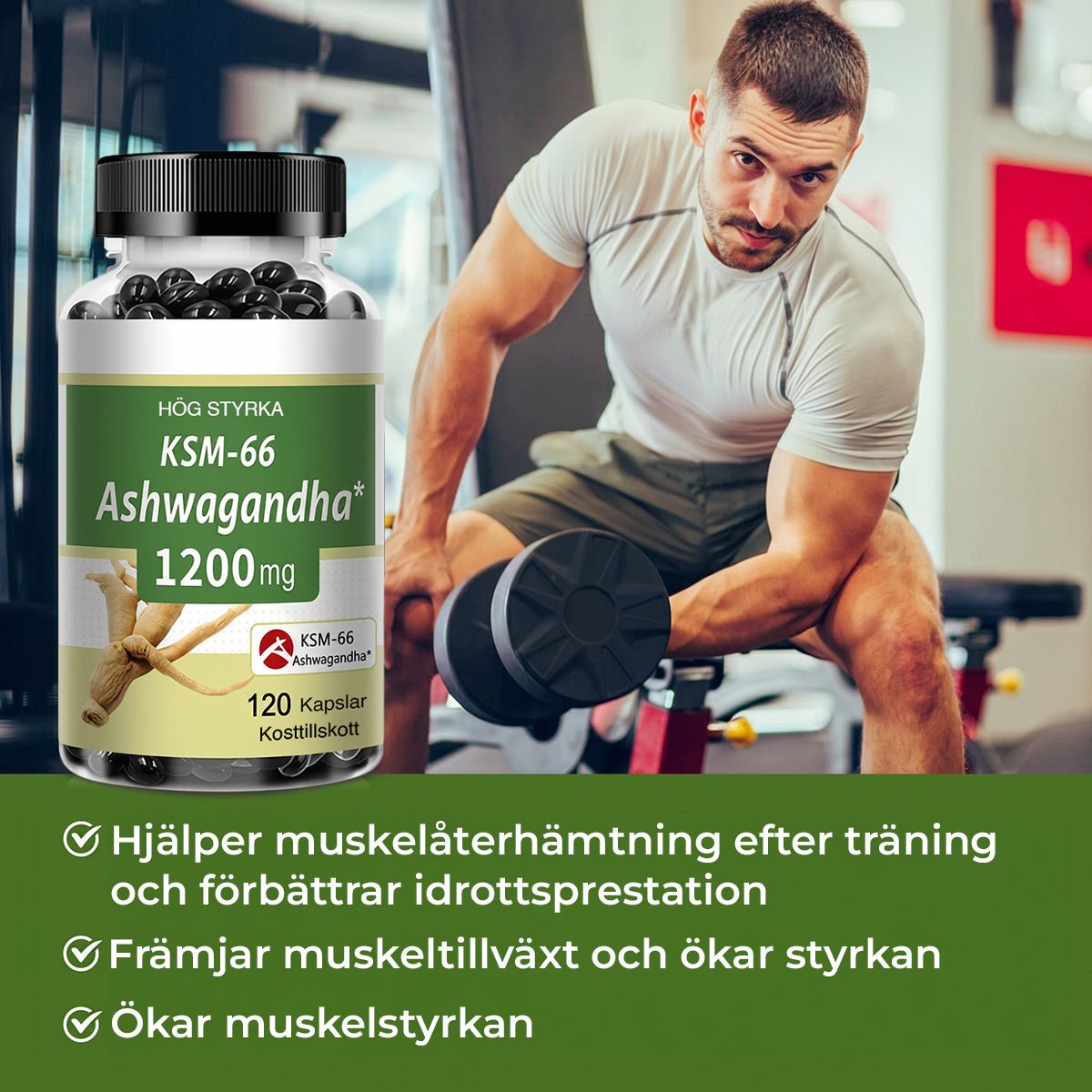 Ashwagandha Premium 1200 mg - Gymfit