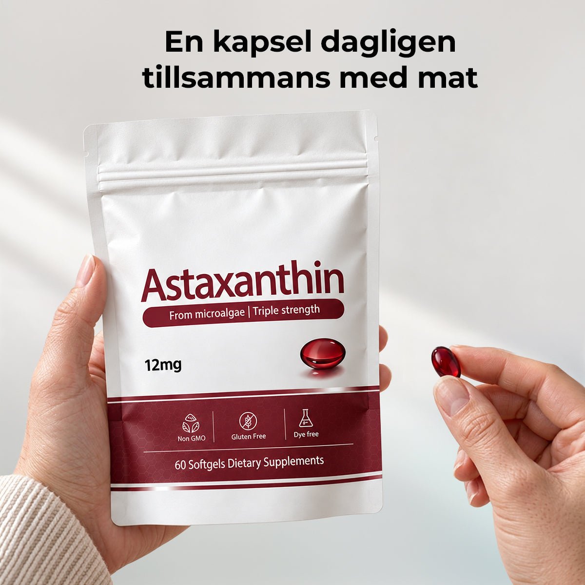 Astaxanthin 12mg Triple Strength - Gymfit