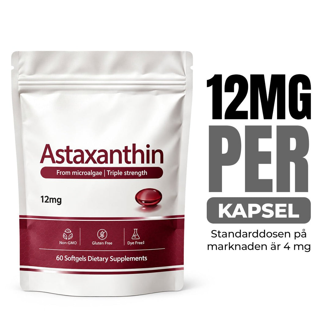 Astaxanthin 12mg Triple Strength - Gymfit