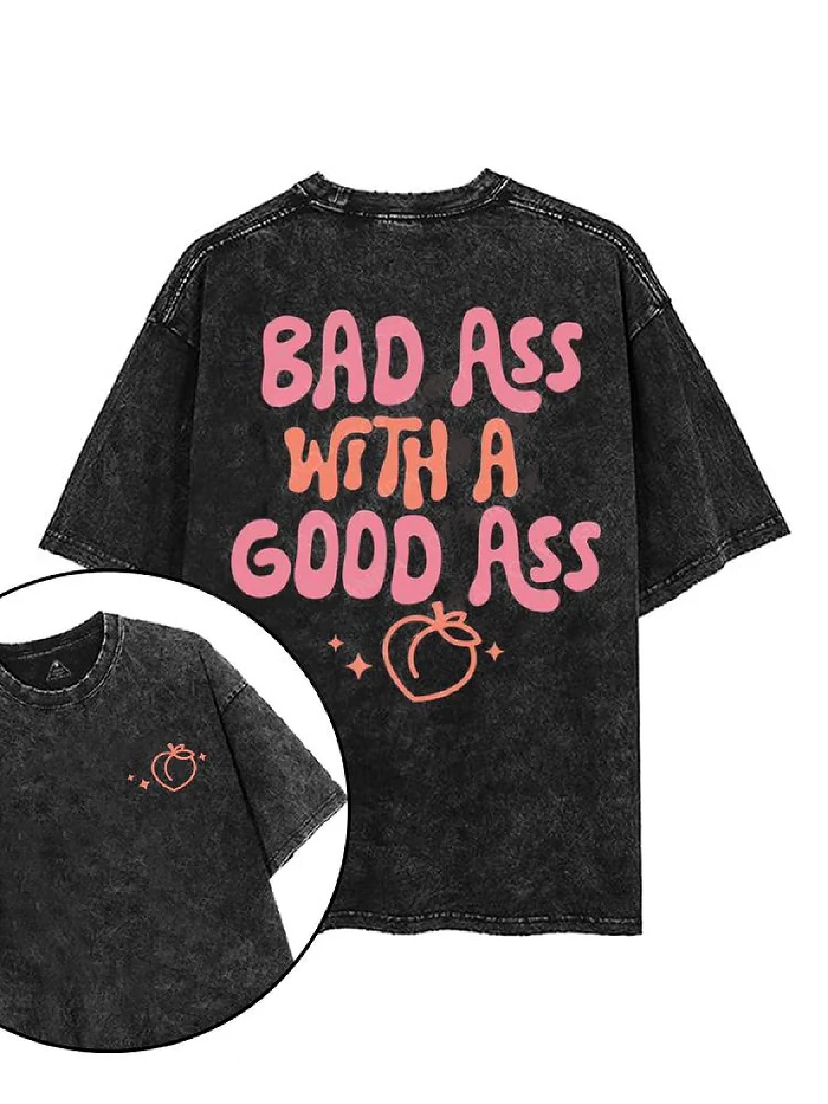 T-shirt Gymfit pour bad boy avec un beau fessier