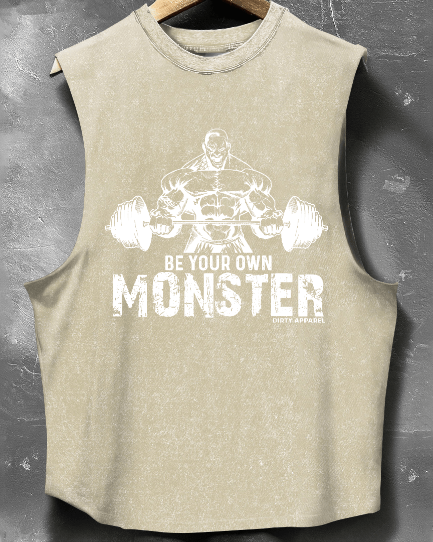 DÉBARDER SANS MANCHES « BE YOUR OWN MONSTER » - Gymfit