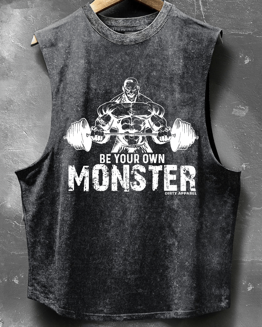 BE YOUR OWN MONSTER SLEEVELESS TANK - Gymfit