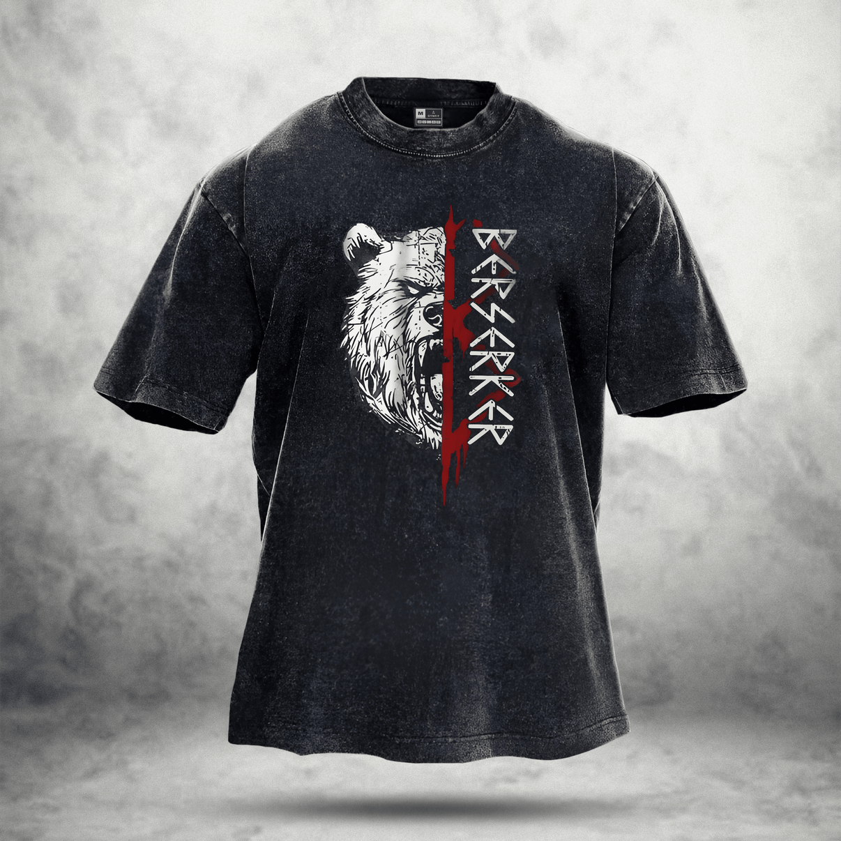 BEAR RITUAL WASHED T - SHIRT - Gymfit