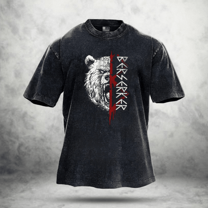 BEAR RITUAL WASHED T - SHIRT - Gymfit