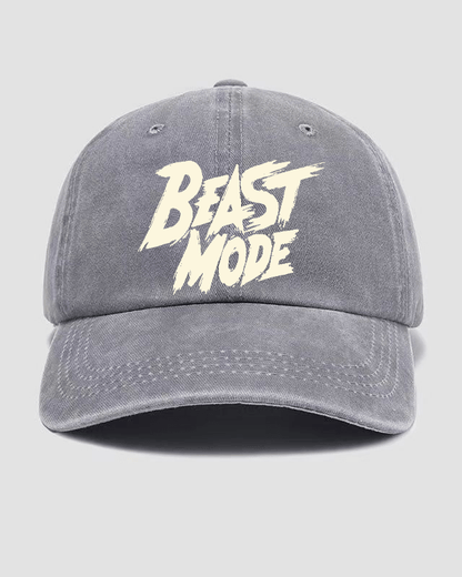 BEAST MODE Washed Keps - Gymfit