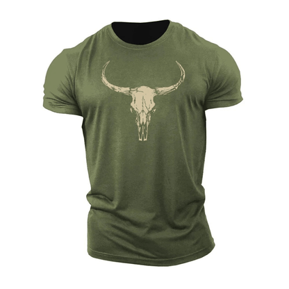 T-shirt crâne de taureau - Gymfit