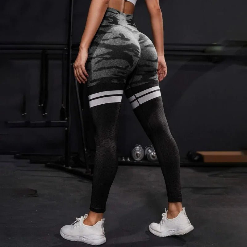 Leggings camo rayés - Gymfit