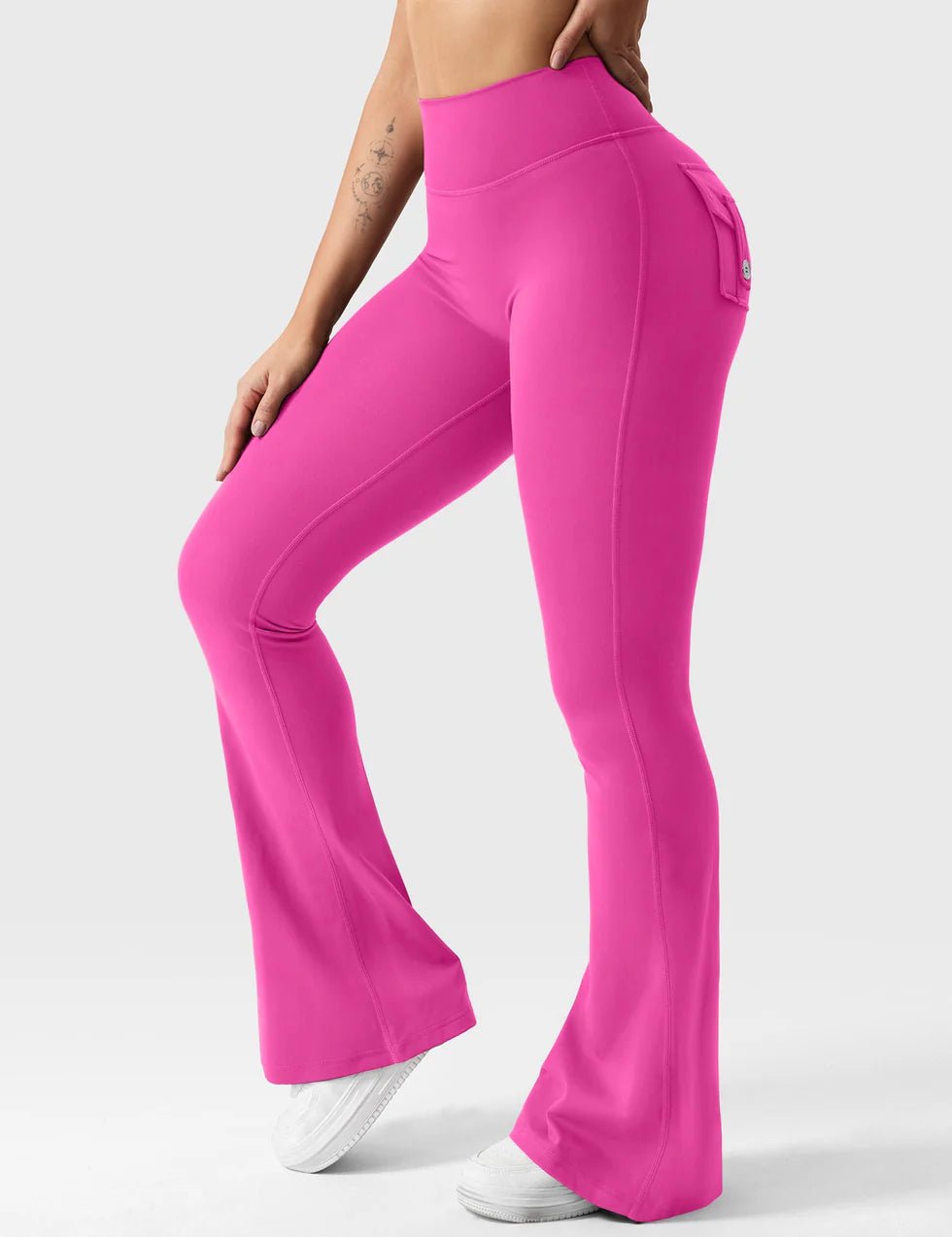 Leggings de fitness évasés cargo - Gymfit
