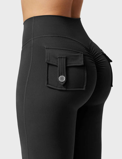 Leggings de fitness cargo évasés - Gymfit