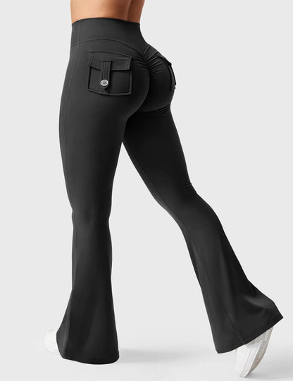 Legging de fitness cargo évasé - Gymfit