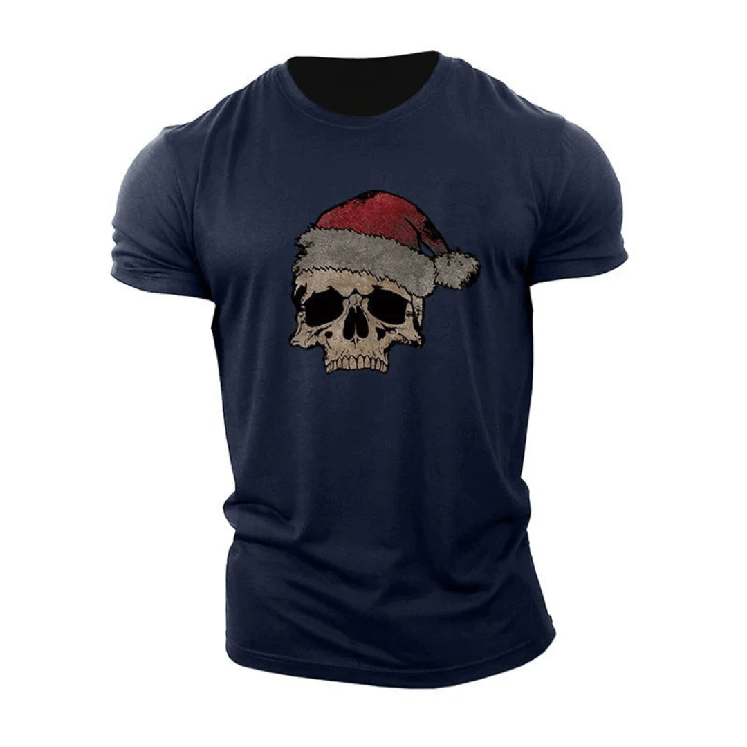 T-shirt tête de mort de Noël - Gymfit