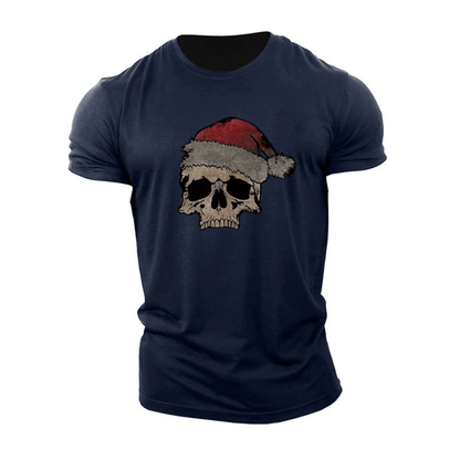 T-shirt tête de mort de Noël - Gymfit