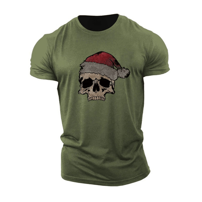T-shirt tête de mort de Noël - Gymfit