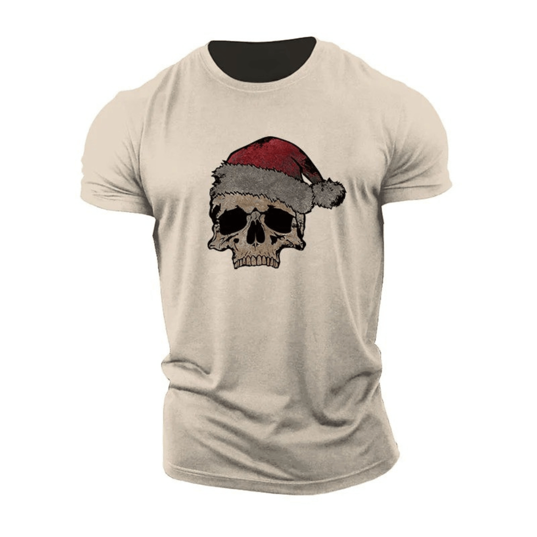 T-shirt tête de mort de Noël - Gymfit