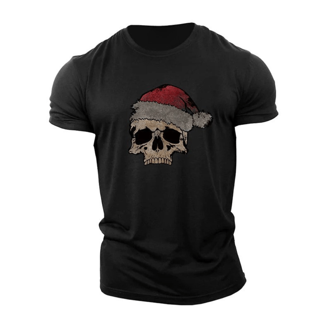 T-shirt tête de mort de Noël - Gymfit