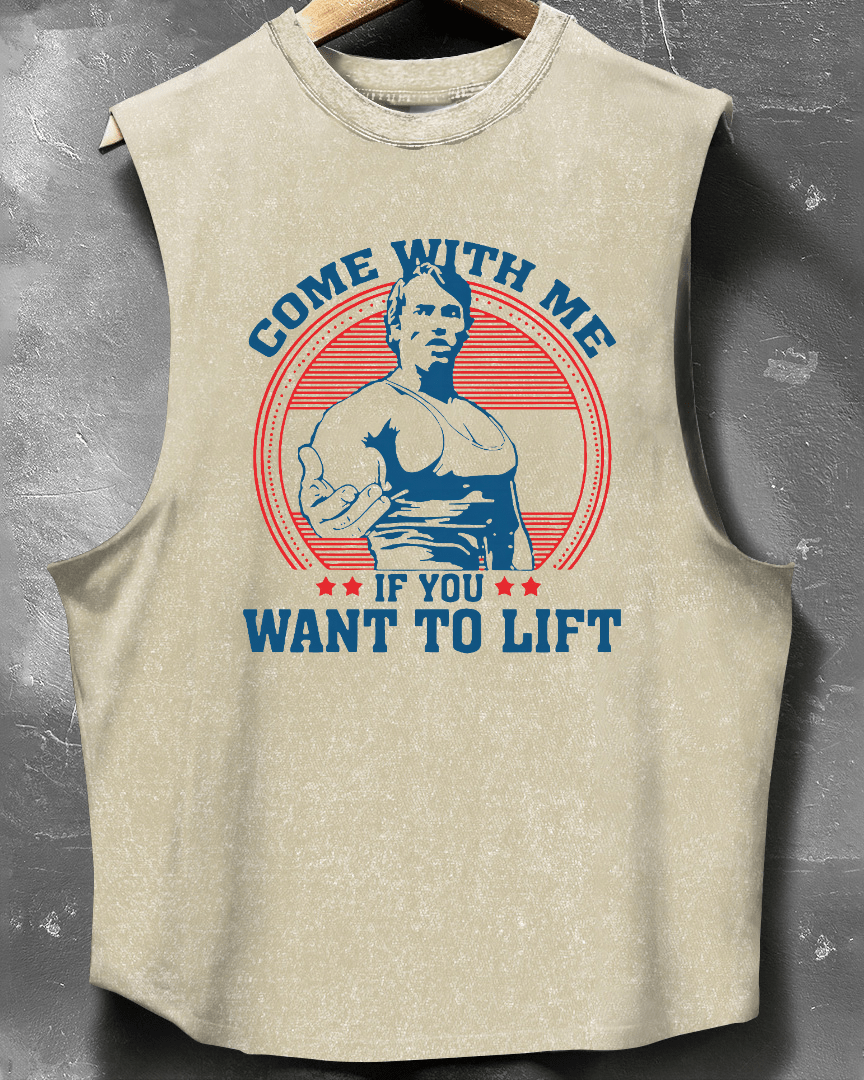 COME WITH ME IF YOU WANT TO LIFT SLEEVELESS TANK - Gymfit