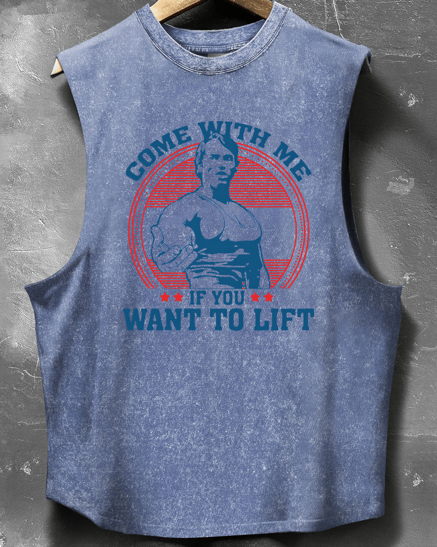 COME WITH ME IF YOU WANT TO LIFT SLEEVELESS TANK - Gymfit