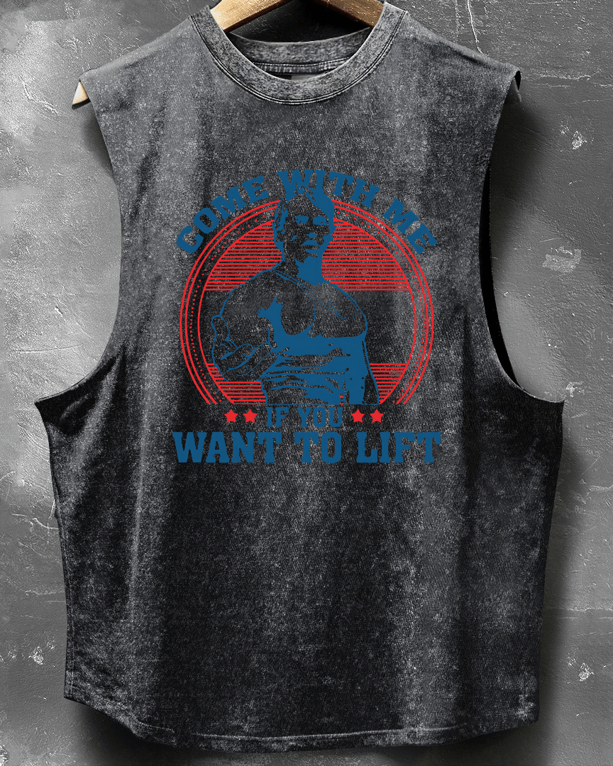 COME WITH ME IF YOU WANT TO LIFT SLEEVELESS TANK - Gymfit