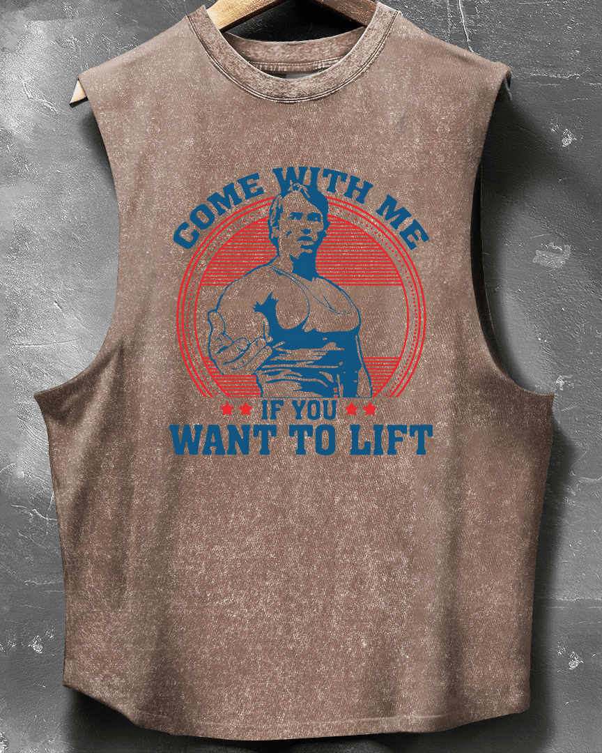 COME WITH ME IF YOU WANT TO LIFT SLEEVELESS TANK - Gymfit
