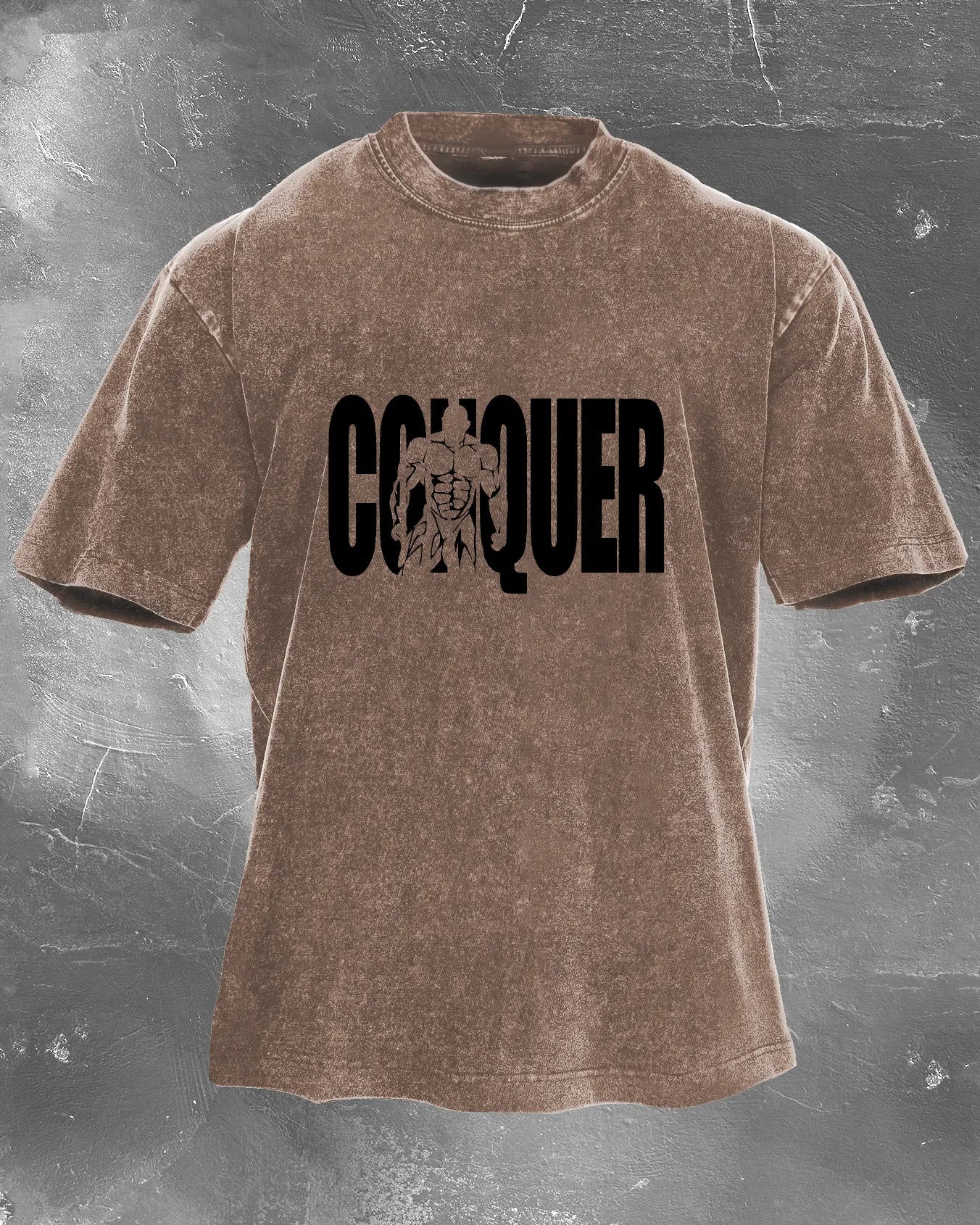 CONQUER T-shirt lavé homme - Gymfit