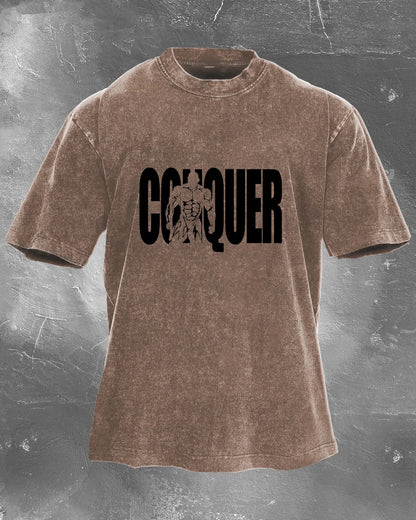 CONQUER T-shirt lavé homme - Gymfit