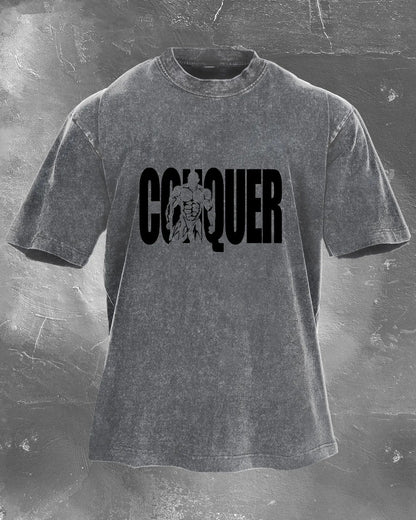 T-shirt délavé pour homme CONQUER - Gymfit