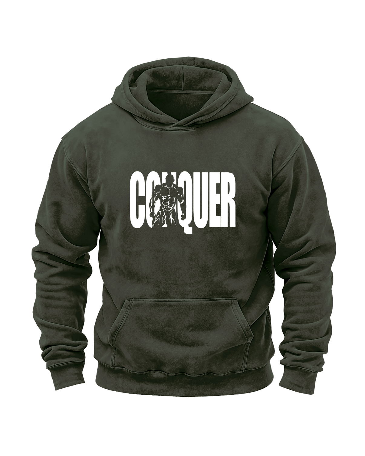 CONQUER SWEAT À CAPUCHE DÉLAVÉ - Gymfit