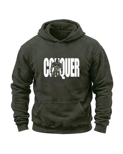 CONQUER SWEAT À CAPUCHE DÉLAVÉ - Gymfit