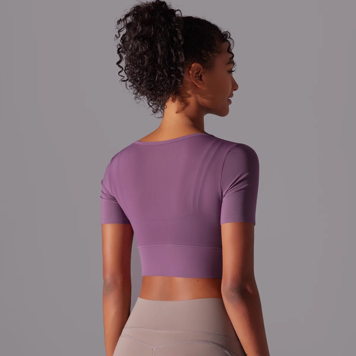 Top de sport court en mesh - Gymfit