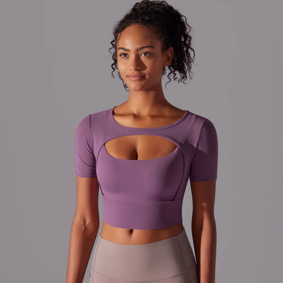 Haut de sport court en mesh - Gymfit