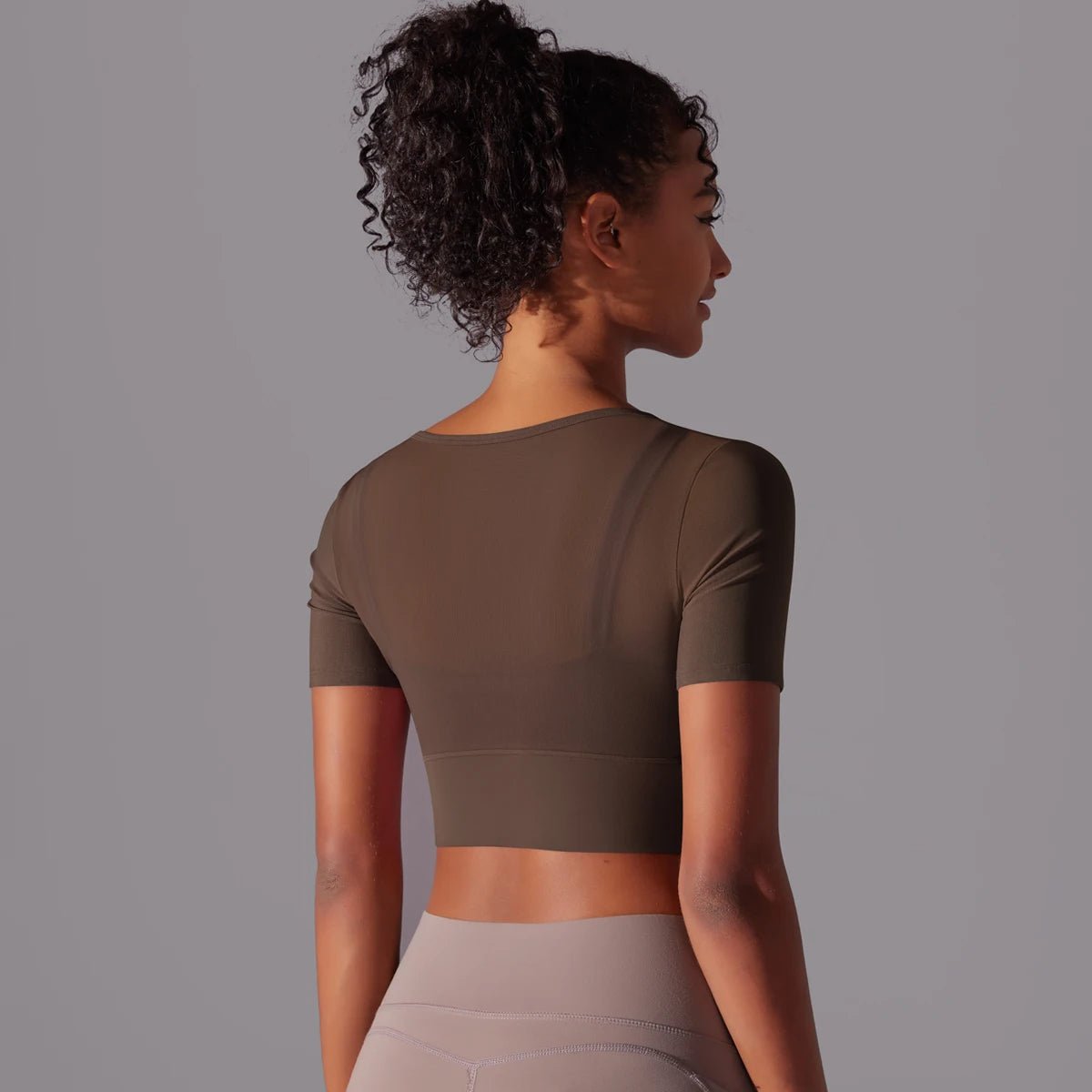 Haut de sport court en mesh - Gymfit