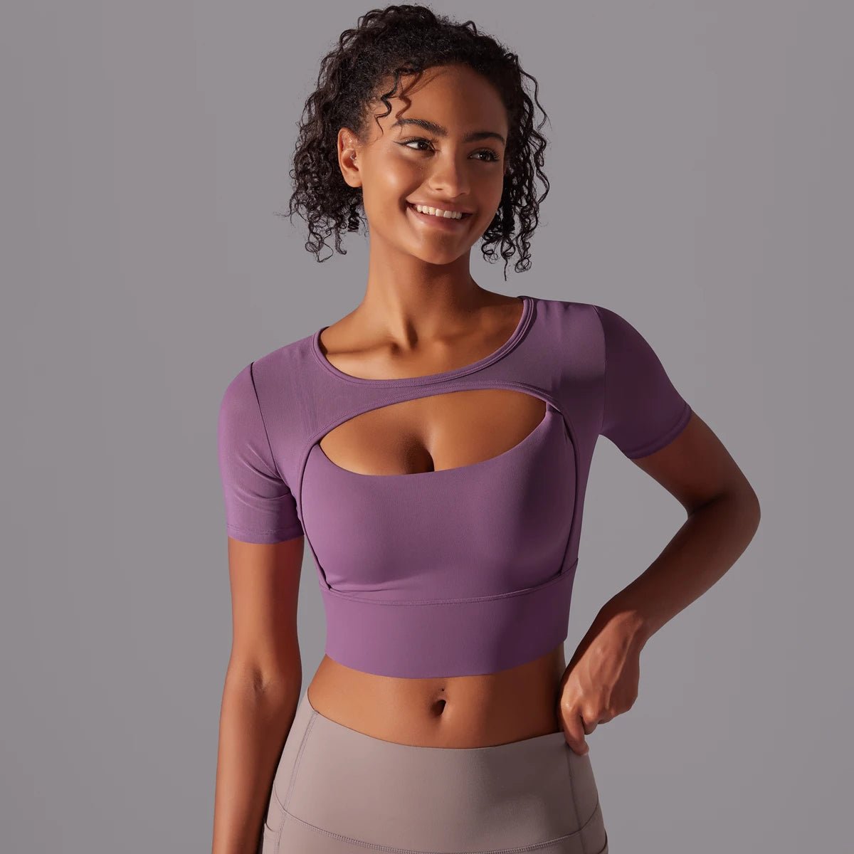 Top court de sport en mesh - Gymfit