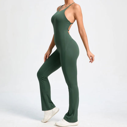 Combinaison à dos croisé froncé - Gymfit