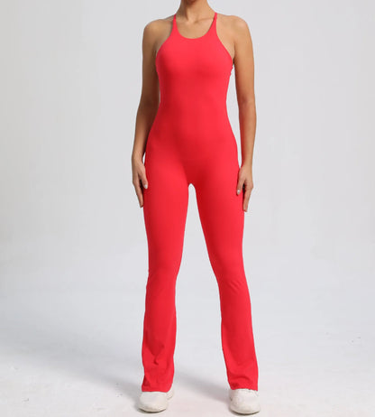 Combinaison de sport Cross V dos nu froncé - Gymfit