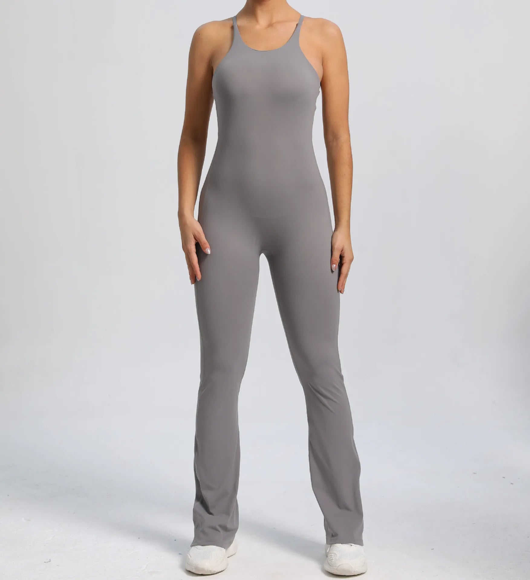 Combinaison scrunch à dos croisé en V - Gymfit